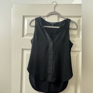Banana Republic Black V-Neck Blouse